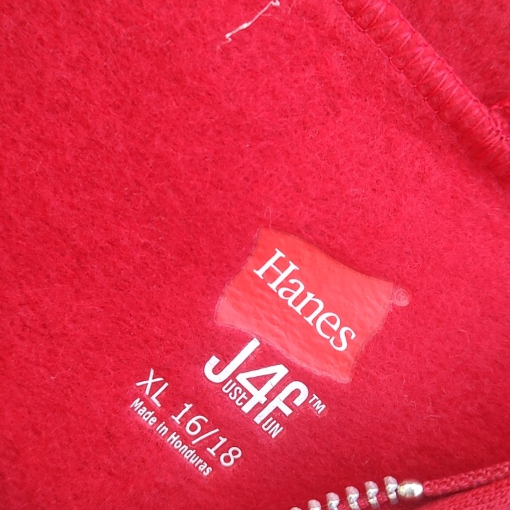 Youth Hanes Red, Hooded Jacket - - Picture 8 of 11